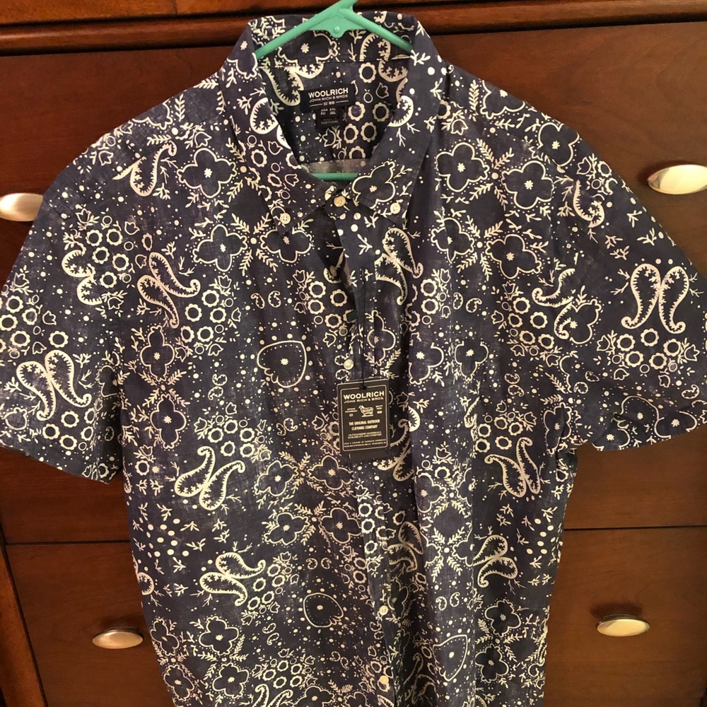 Woolrich Paisley Short Sleeve